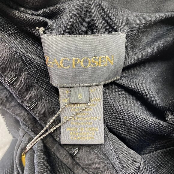 NEW ZAC POSEN Strapless A-Line Cocktail Dress • Size 8 • Black - Picture 16 of 16